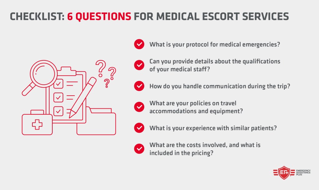 Checklist: 6 Questions for Medical Escort Services