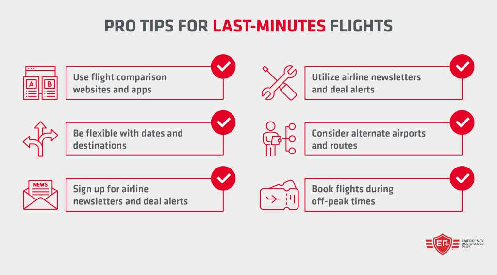 Pro tips for last minute flights