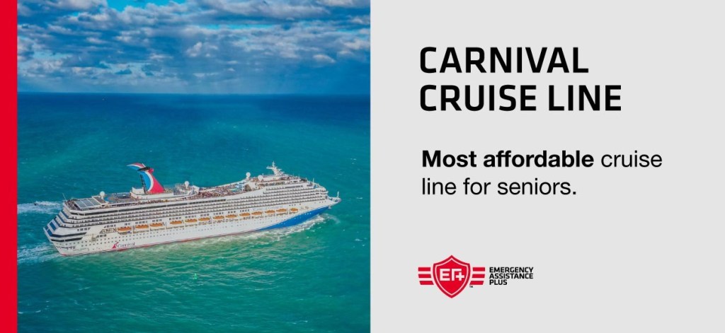 Carnival Cruise Lines ship sailing across the ocean